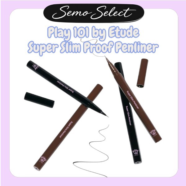 Play101 của ETUDE [Play 101 của Etude] Bút kẻ bút siêu mỏng 2 màu