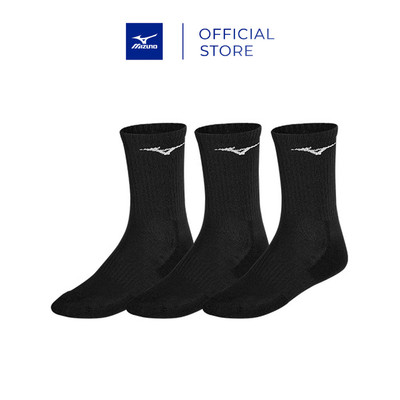 Vớ/Tất chạy bộ UNISEX TRAINING 3P SOCKS - Đen 32GX2505Z09