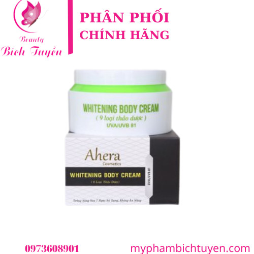 Kem body Ahera Vitamin B3 và collagen 200g/250g