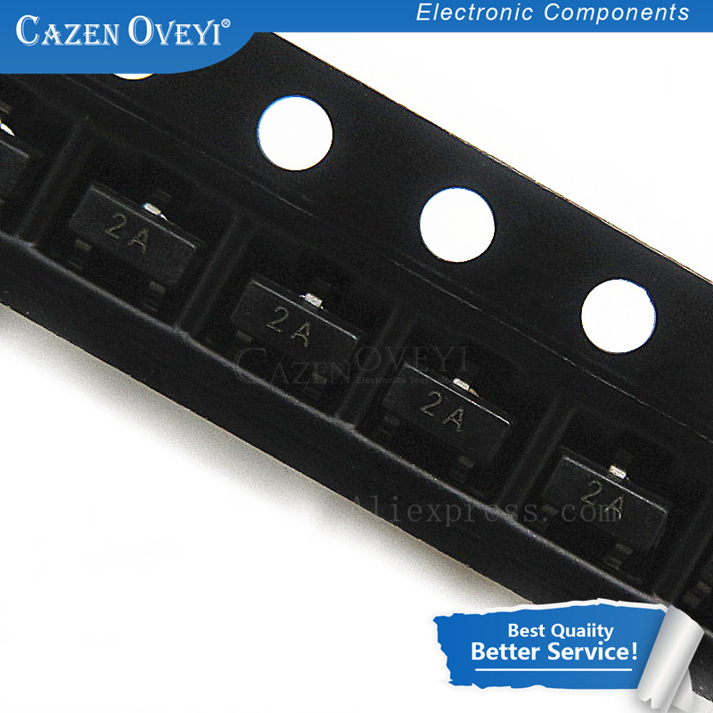 100 Cái / lốc MMBT3906 2A 3906 MMBT3906LT1G 2N3906 200mA 40V SOT 23 Còn Hàng