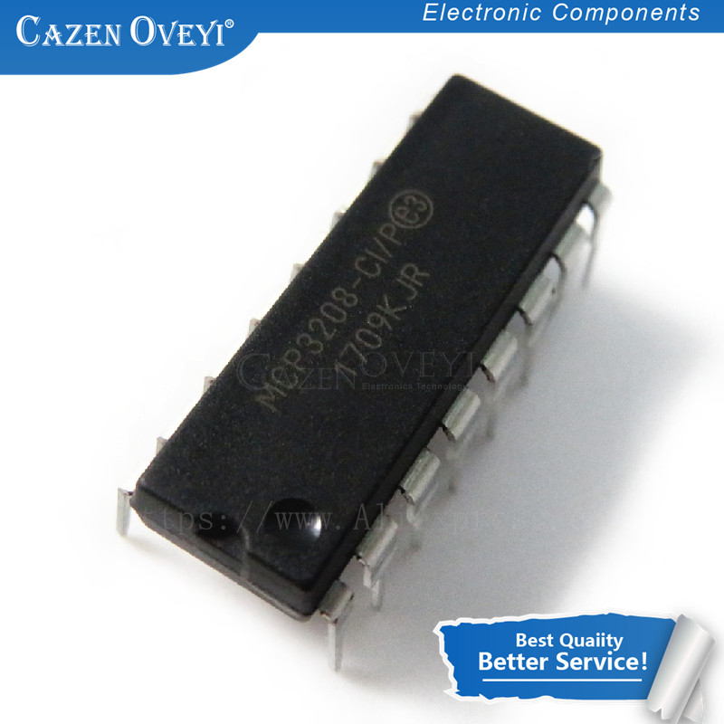 1 Cái / lốc MCP3208 CI / P MCP3208 DIP 16 IC Còn Hàng