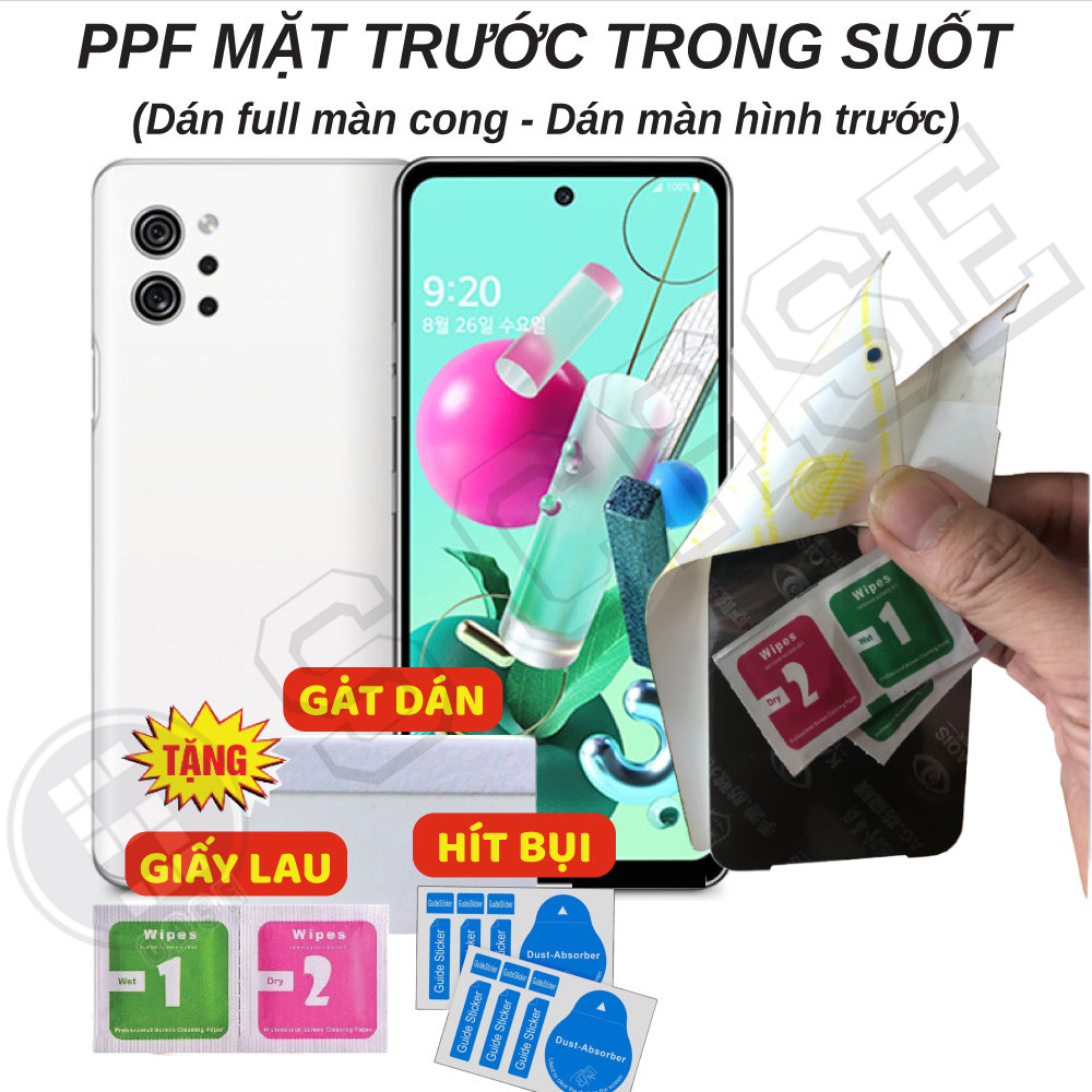 Dán PPF Full Màn Trong Suốt Cho LG Q92 Q70 Q61 Q60