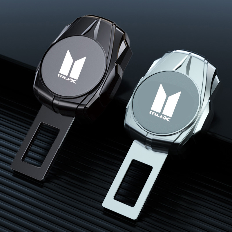 Dành Cho Isuzu MUX Hợp Kim Kẽm 100% Phong Cách Mecha Dây An Toàn Ô Tô Mở Rộng Khóa Mạ Điện Kẹp Cho m