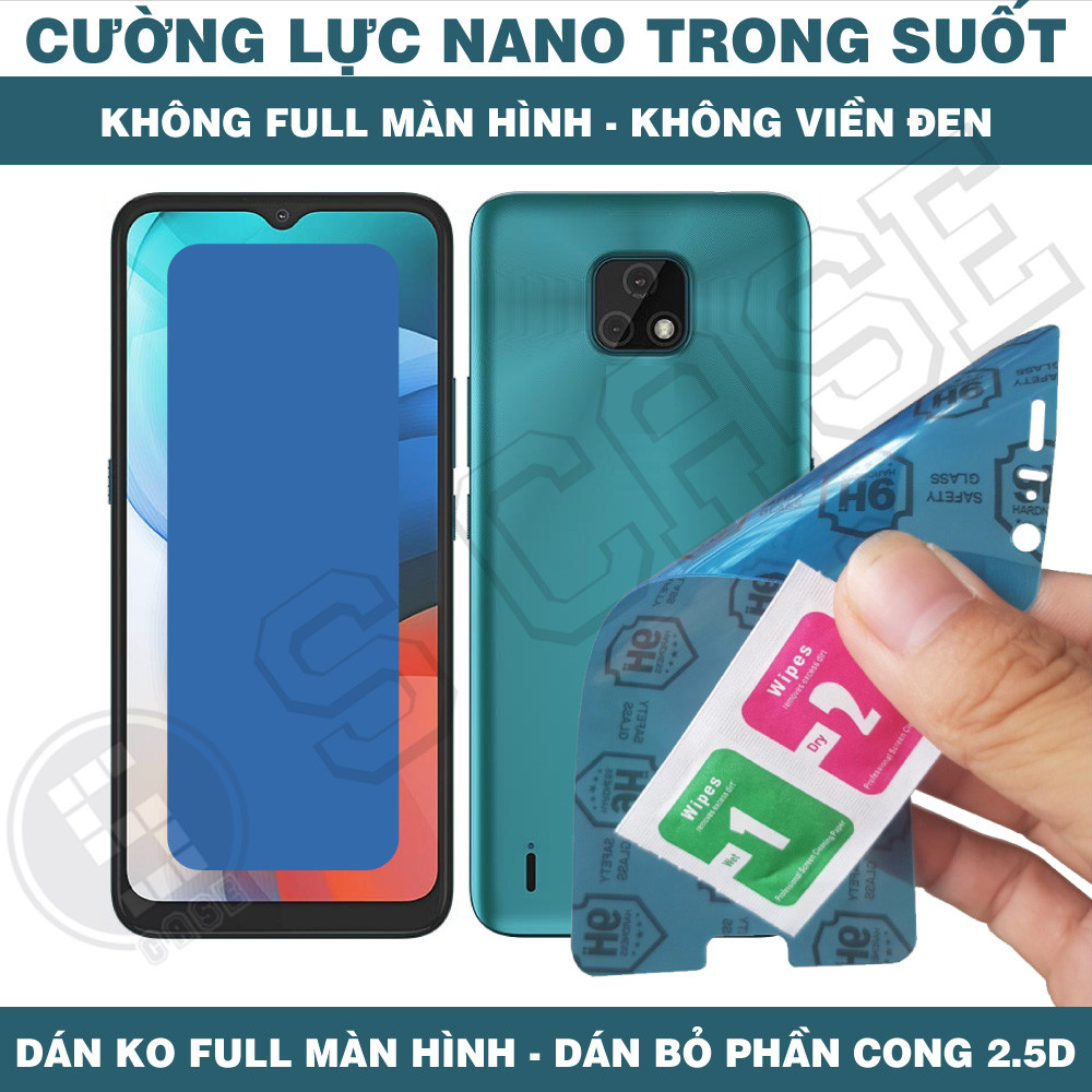 Cường Lực Nano Cho Motorola Moto E7 Plus E7 Power E7i Power - Trong Suốt, Không Full Màn, Không Viền