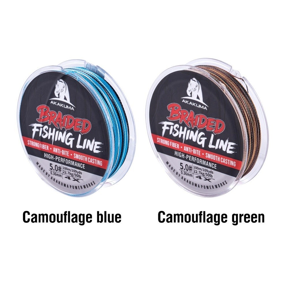 [HẤP DẪN] 4 Dây Câu PE BRAIDED 100m Ngụy Trang Xanh Xanh Mạnh Mẽ