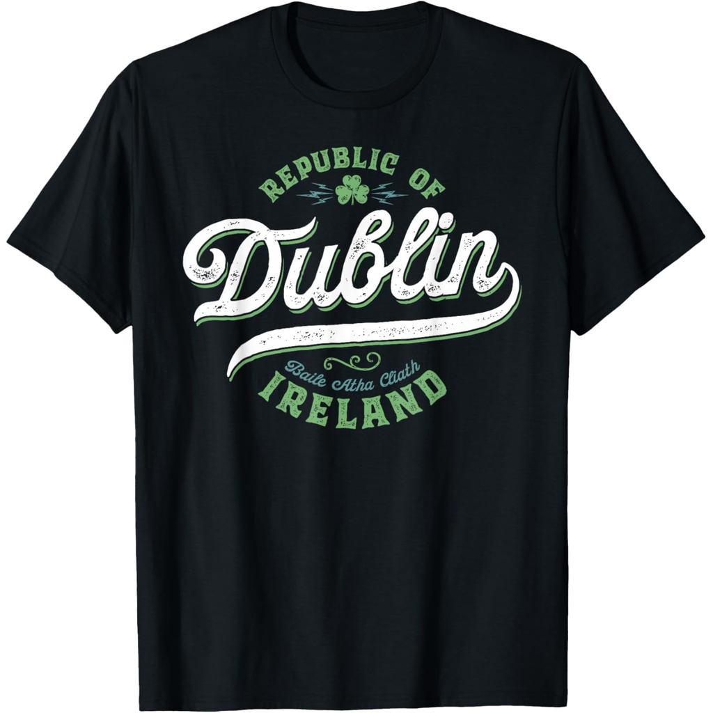 Áo thun cotton nam Dublin Ireland | Áo thun Eire Vintage Irish Capital Dublin