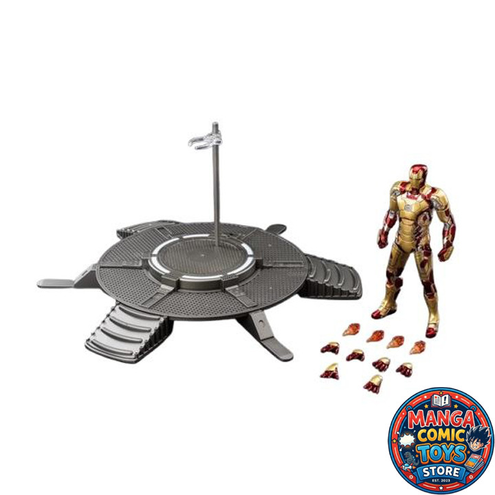 [MCTS] (New) Mô Hình Nhân Vật Zd Iron Man Mark 42 Light-Up Base Set