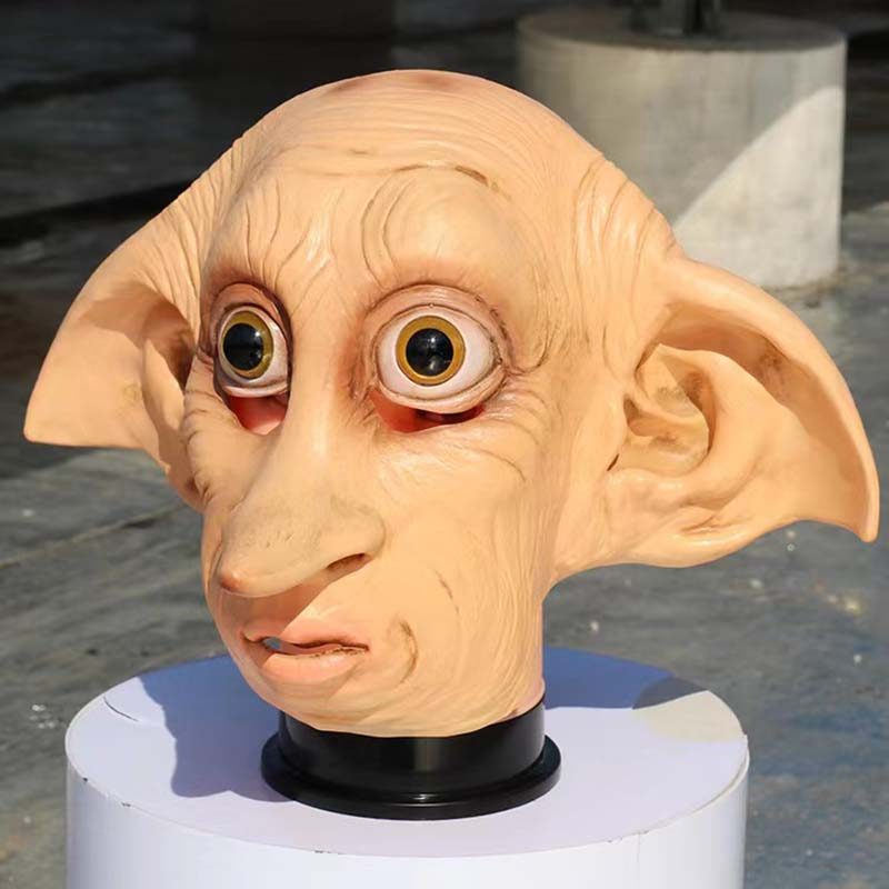 Dobby Mask House-Elf Cosplay Trang Phục Đạo Cụ Tiệc Halloween Dobby Head Cover Dobby Mask
