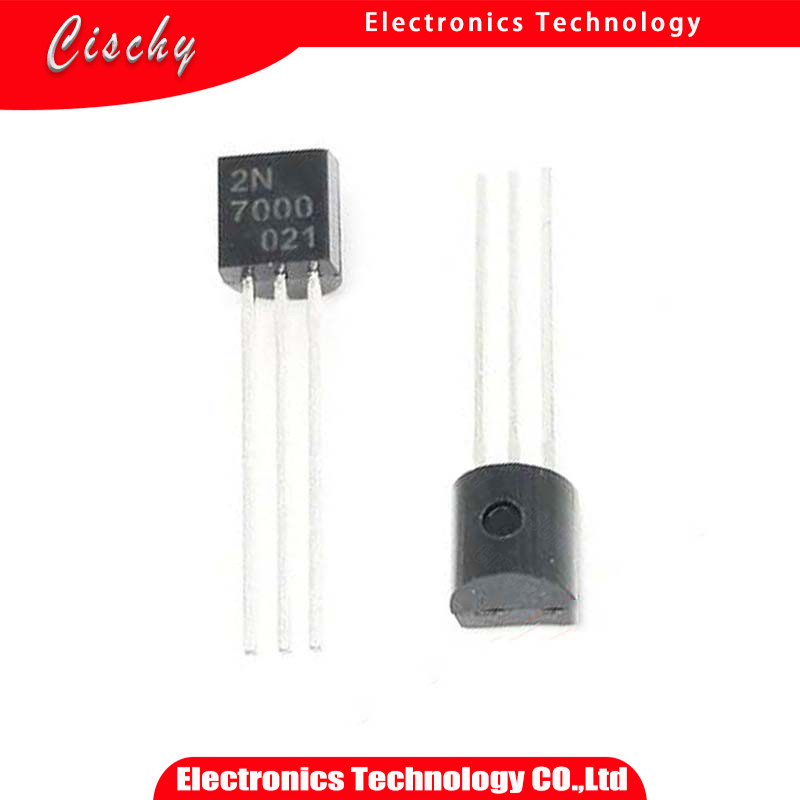 20 CHIẾC 2N7000 TO92 MOSFET Tín Hiệu Nhỏ 200 mAmps, 60 Volts N Kênh TO 92 Chính Hãng và Mới