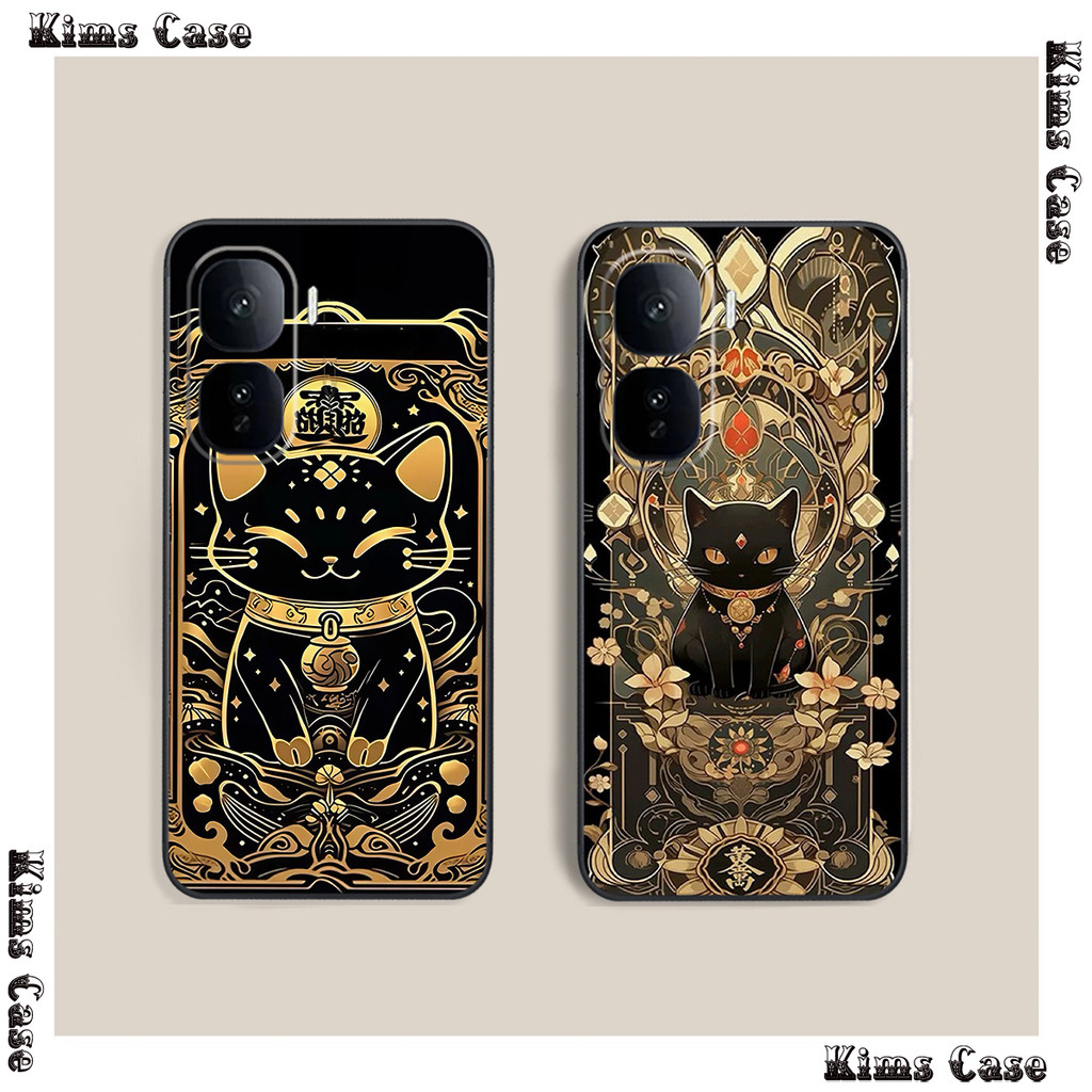 Ốp lưng Vivo IQ00 Neo 10 mẫu mèo thần tài may mắn,bảo vệ camera