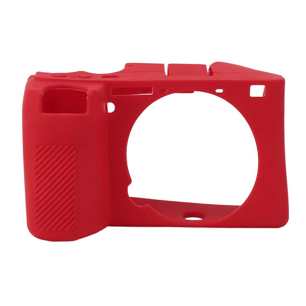 Camera Hood Case Chống Sốc Chống Trầy Xước Silicon Mềm Bảo Vệ Cho A6700 Đỏ PPC2