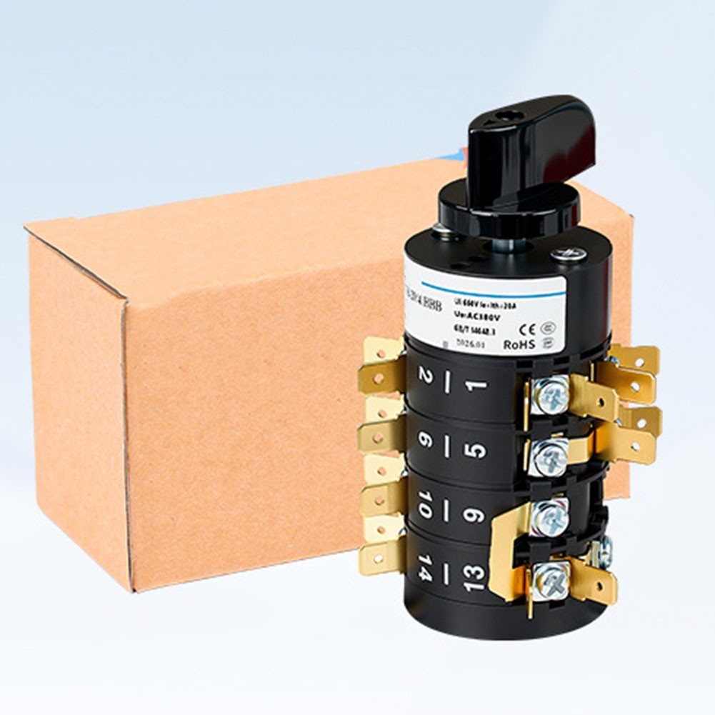 [COOCOB] Công tắc thay đổi kết hợp 4 phần HZ5B-20 / 4 7Gear Công tắc Cam quay thông thường