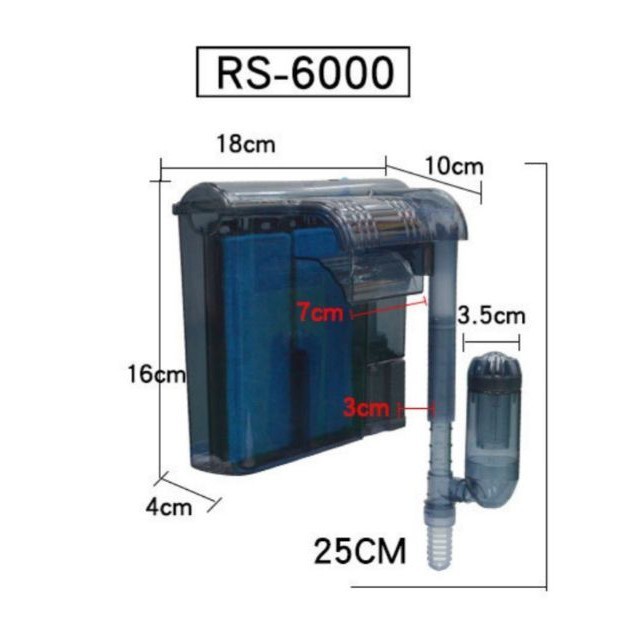 Lọc Thác RS 5000, RS 6000, RS 7000- Bảo hÀNH 6 THÁNG