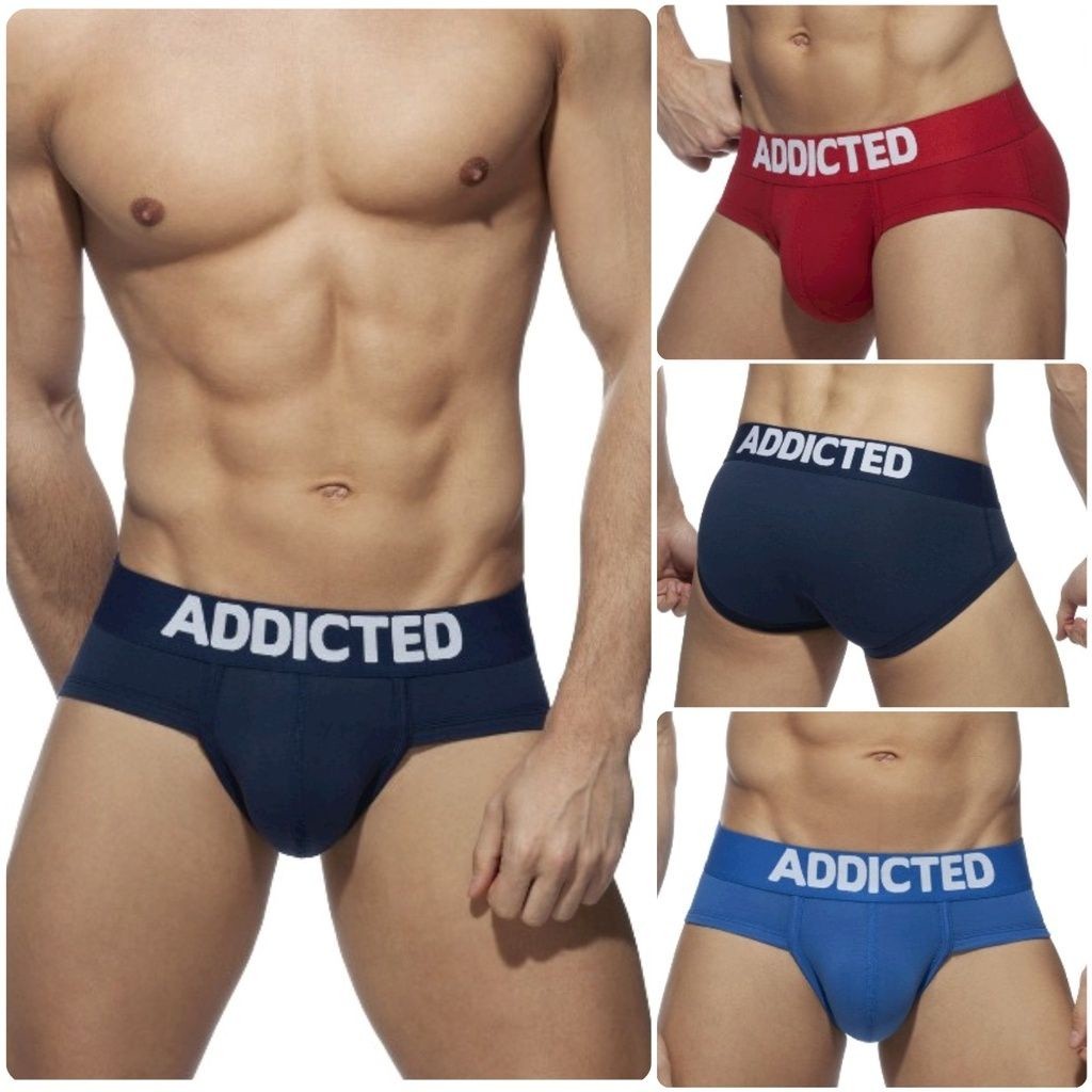 [THÊM] Quần lót LOGO cổ điển AD Quần lót gợi cảm-AD467 < Phong cách nam >