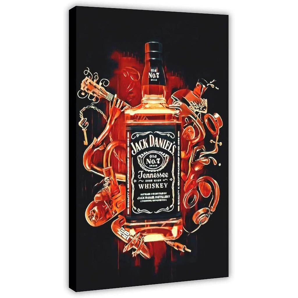 Jack Daniels Thanh Áp Phích Rượu Bia Cocktail Vodka Rum Tequila Whisky Brandy Cảnh Áp Phích Nghệ Thu