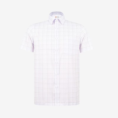 Áo sơ mi nam KHATOCO Tailor Fit ngắn tay A1MN538T2-CNCR853-2711-N