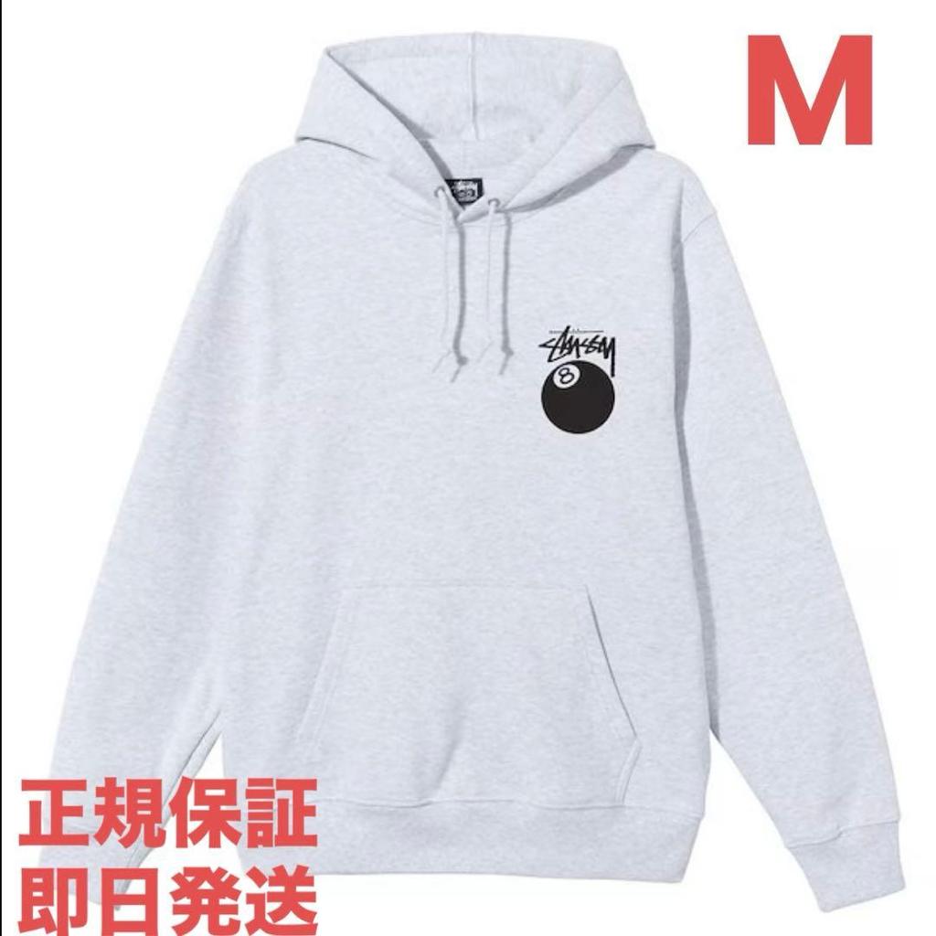 【Direct from Japan】Khuyến mãi có thời hạn Áo hoodie STUSSY 8 BALL màu xám size M【Japan Exclusive】