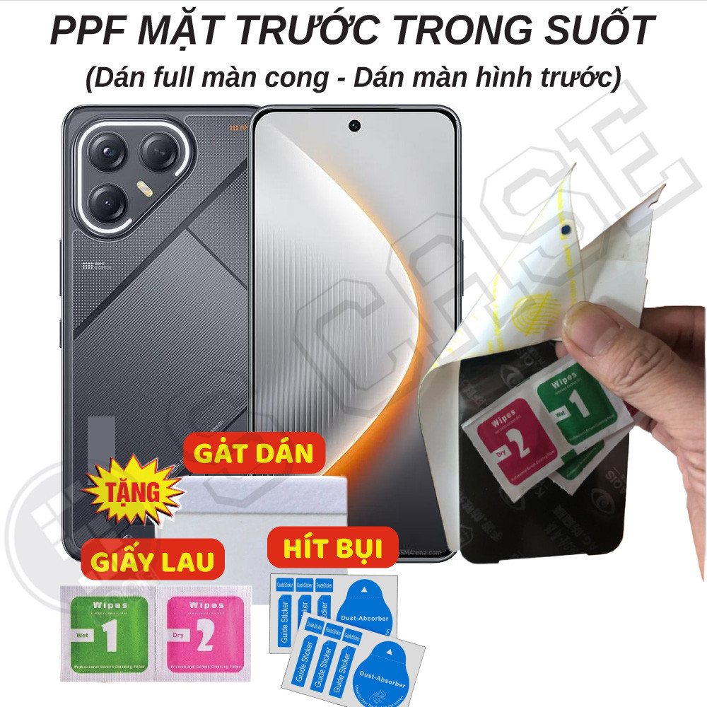 Dán PPF Full Màn Trong Suốt Cho Tecno Pova 7 Ultra Pova 7 Pro Pova 7