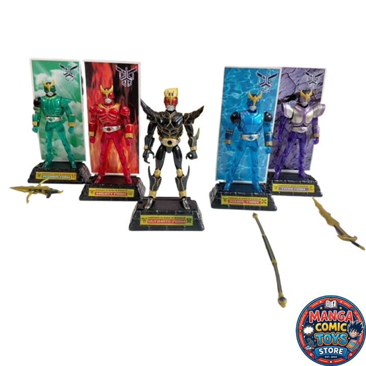 [MCTS] (No Box) Mô Hình Nhân Vật Set SHS Kuuga Ultimate + 4 Kuuga Clear Ver