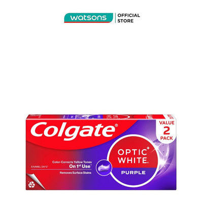 Kem Đánh Răng Colgate Optic White Purple 100gx2pcs