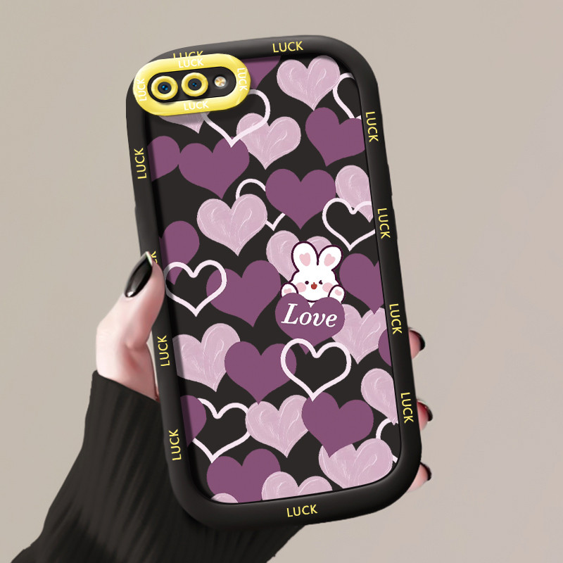 Ốp Lưng Realme C2 C2s OPPO A1K Silicon Case Trái tim nhỏ