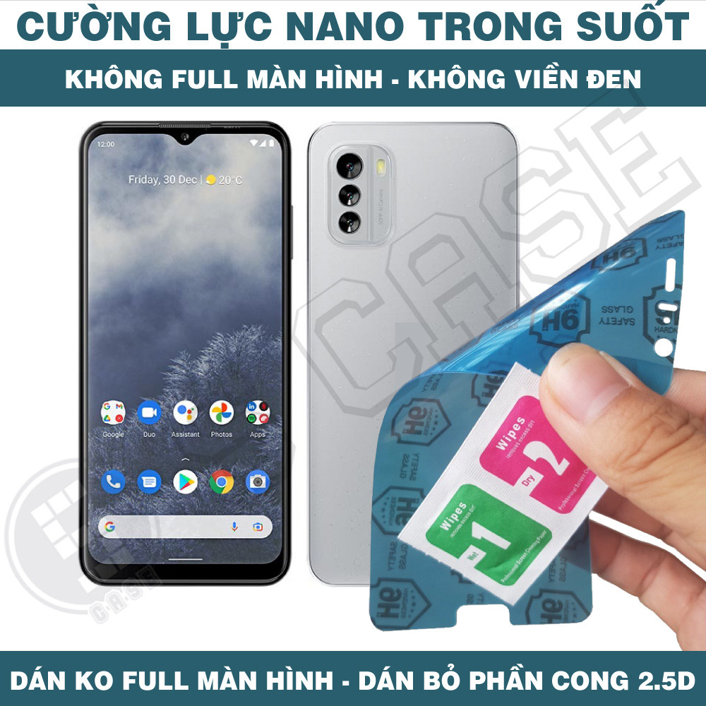 Cường Lực Nano Cho Nokia G60 Nokia G50 Nokia G42 - Trong Suốt, Không Full Màn, Không Viền Đen