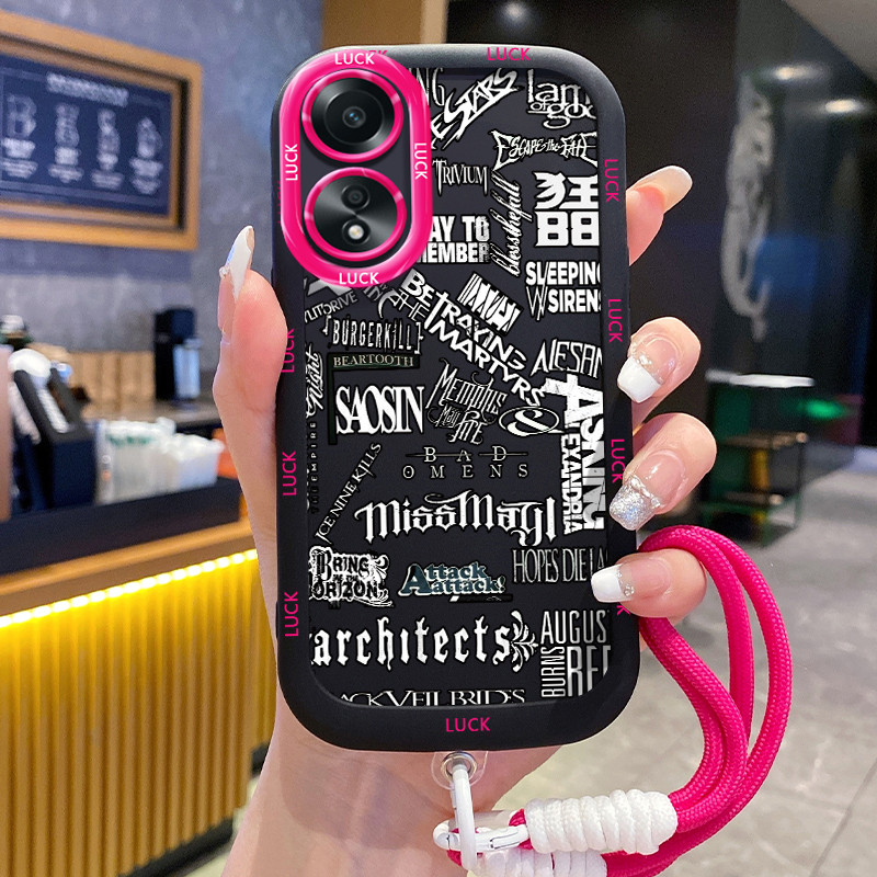 Ốp Lưng OPPO A58 4G A78 4G A58 5G A58X 5G A78 5G A1X 5G A2X 5G Case Thời trang Với Lanyard
