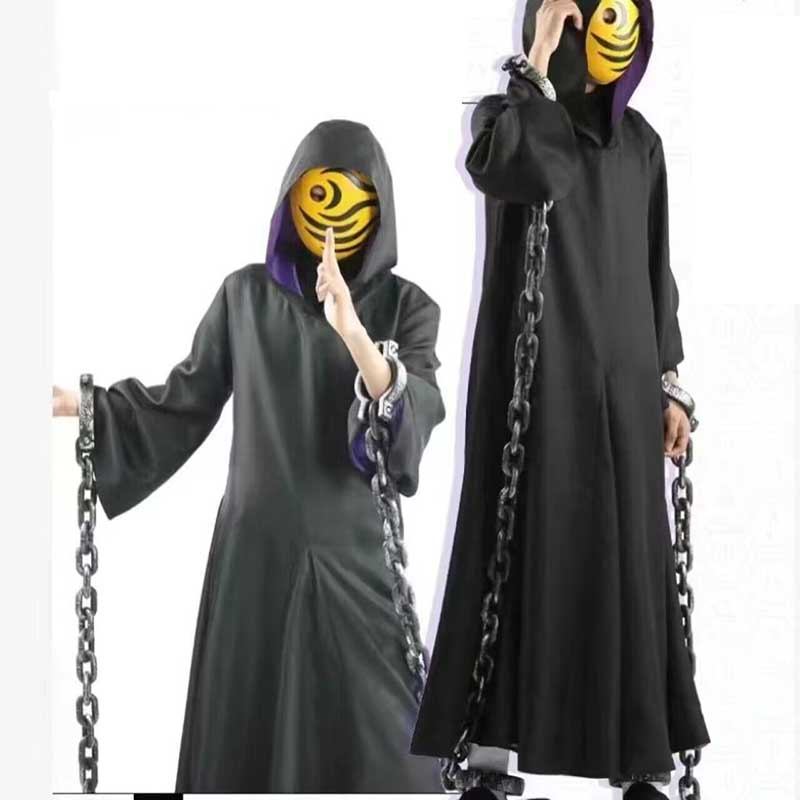 Anime Akatsuki Sasuke Cosplay Trang Phục Tobi Obito Akatsuki Ninja Madara Cosplay Quần Áo Nhập Vai Đ