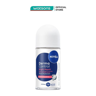 Lăn Ngăn Mùi Nivea Derma Control Bright Repair Roll On Dưỡng Sáng Đều Màu 50ml