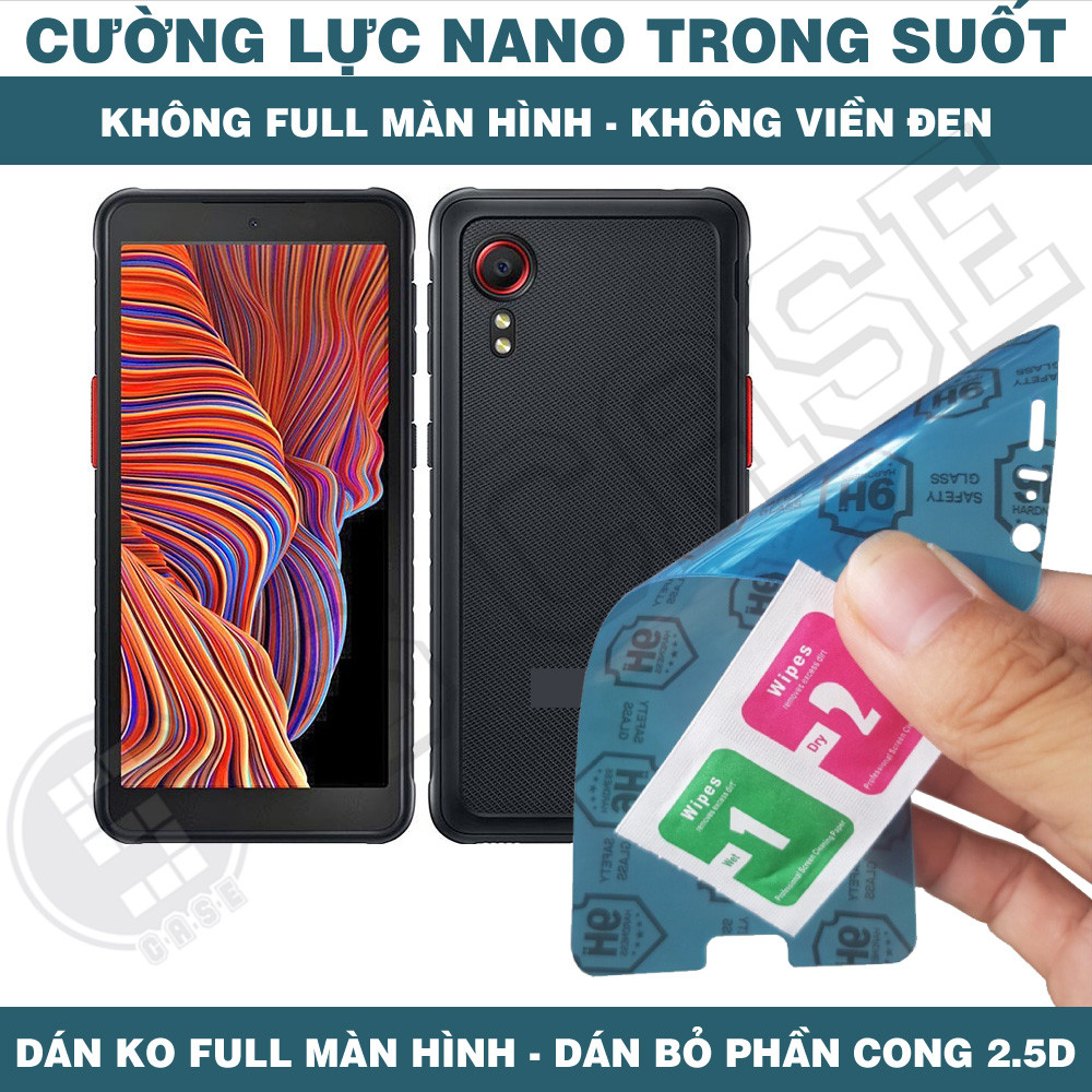 Cường Lực Nano Cho Samsung Xcover 5 Xcover 4s Xcover 4 - Trong Suốt, Không Full Màn, Không Viền Đen