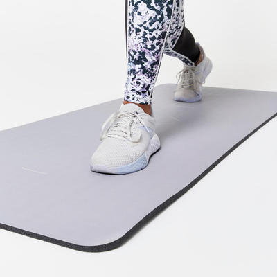 Thảm tập fitness 170 cm x 58 cm x 10 mm DECATHLON 900 xám mã 8800493