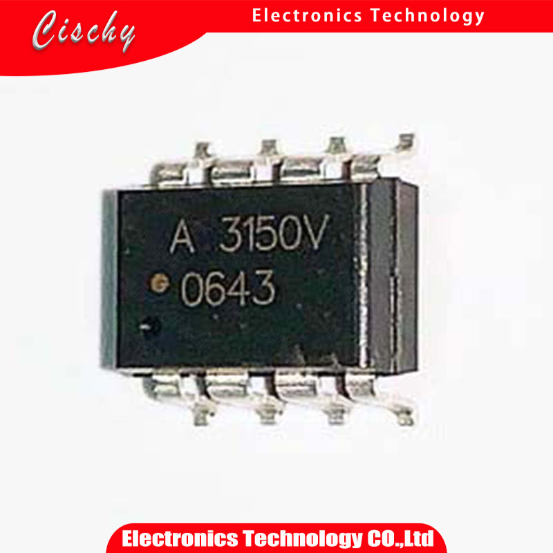 10 CÁI HCPL3150 SOP 8 HCPL 3150 SOP A3150V A3150 3150V SOP 8 Bộ ghép quang
