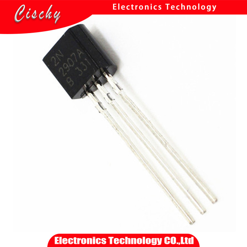 100 Cái / lô 2N2907A triode bóng bán dẫn PNP SILICON PLANAR TRUYỀN HÌNH ĐẾN 92 0.8A 60V PNP 2N2907
