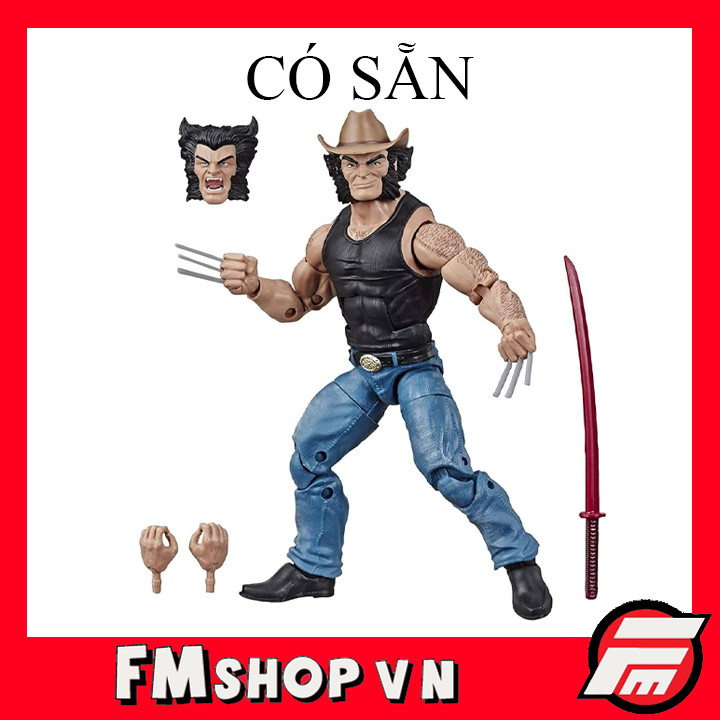 (New) Mô Hình Nhân Vật Marvel Legends Cowboy Logan Wolverine