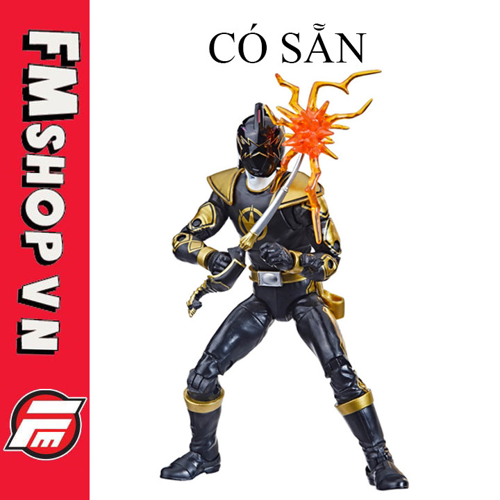 (New) Mô Hình Nhân Vật Lightning Collection Dino Thunder Black Ranger