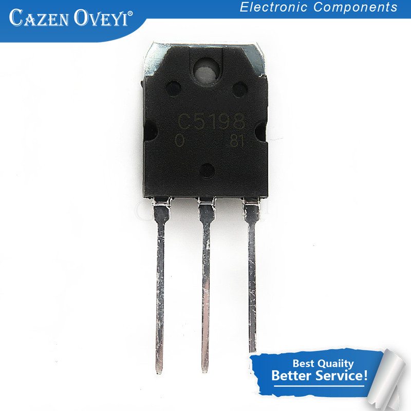10 cái / lốc 2SA1941 & 2SC5198 Transistor (5 x A1941 + 5 x C5198) Còn hàng