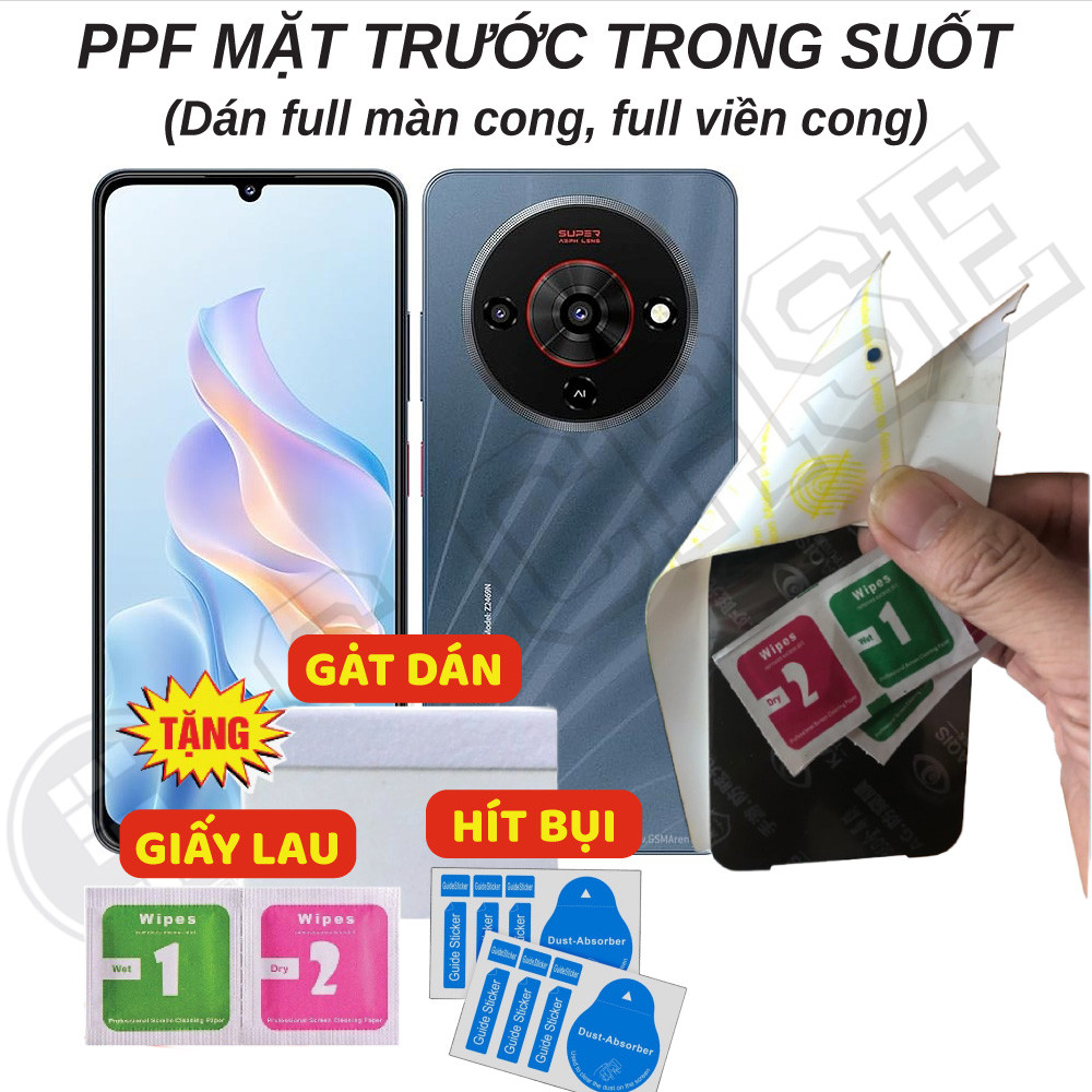 Dán PPF Full Màn Trong Suốt Cho ZTE Blade A76 A56 A36