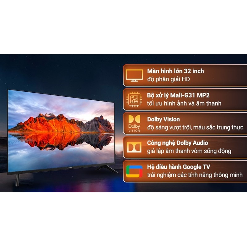 Google Tivi Xiaomi A 32 inch L32M8-P2SEA - VIỆT NAM (SP Khanh - LIKE NEW - Hãng Bảo Hành)