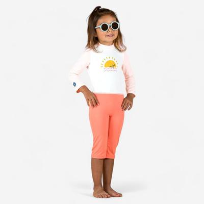 Đồ bơi trẻ em chống tia UV DECATHLON Hồng họa tiết mã 8851750