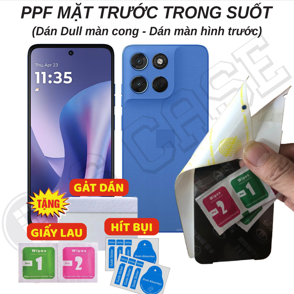 Dán PPF Full Màn Trong Suốt Cho Motorola Moto G57 Power G57 G56
