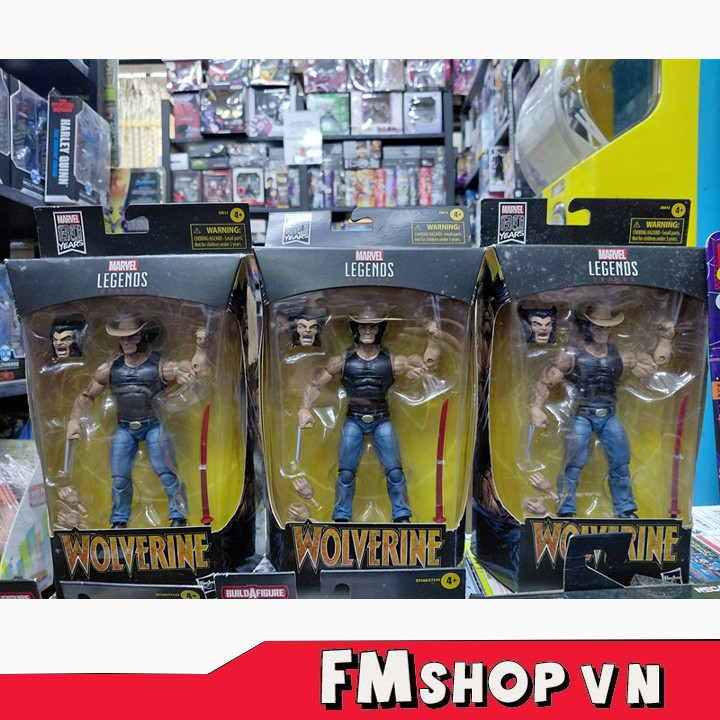 (New) Mô Hình Nhân Vật Marvel Legends Cowboy Logan Wolverine