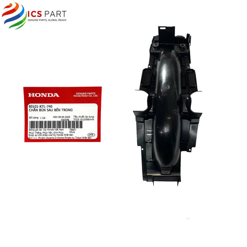 80101KTL740 |  Chắn Bùn Gầm Bánh  Sau    Wave 100     Honda