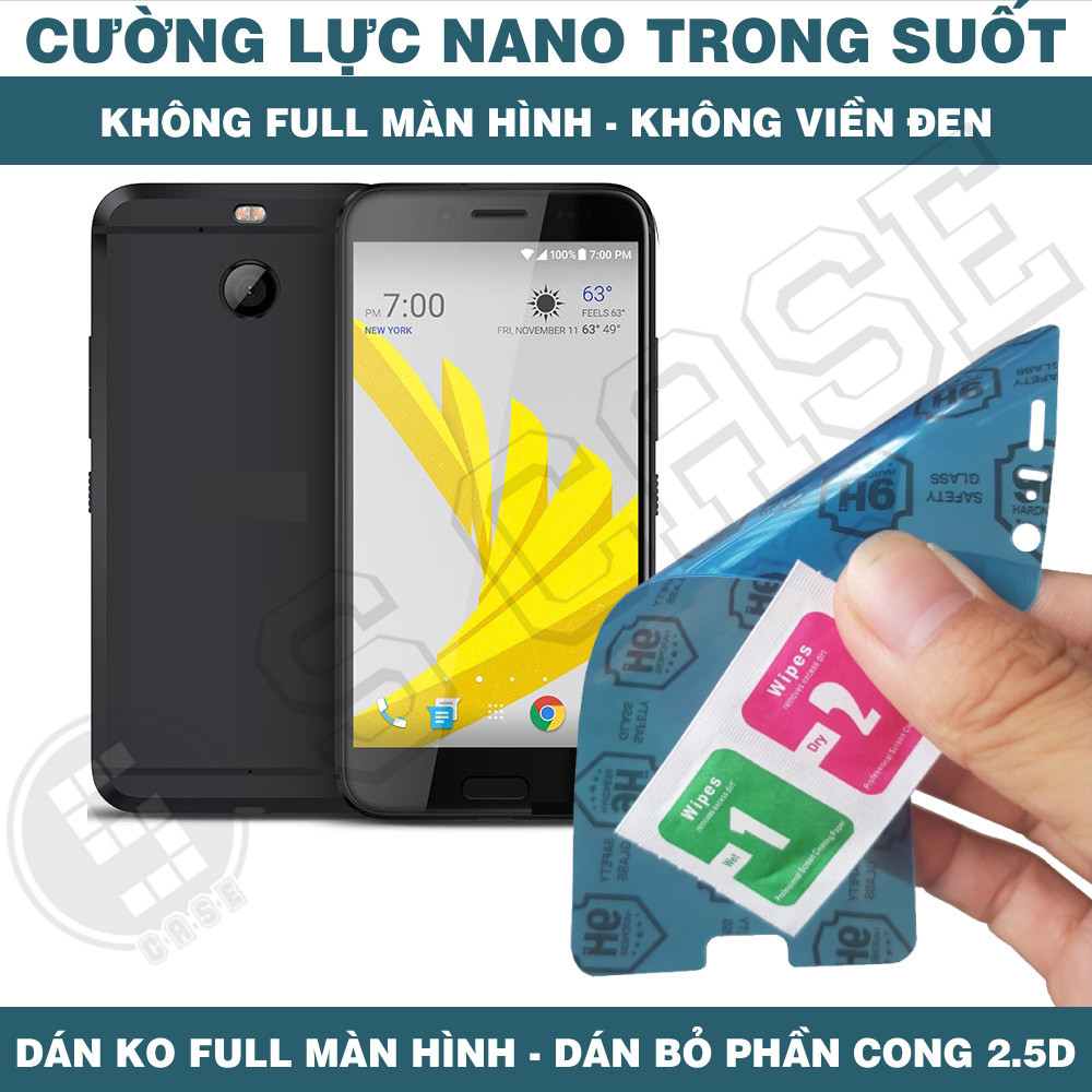 Cường Lực Nano Cho HTC 10 Evo HTC 10 Life Style - Trong Suốt, Không Full Màn, Không Viền Đen
