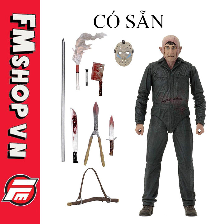 (New) Mô Hình Nhân Vật Neca Friday The 13Th Part 5 New Beginning Jason