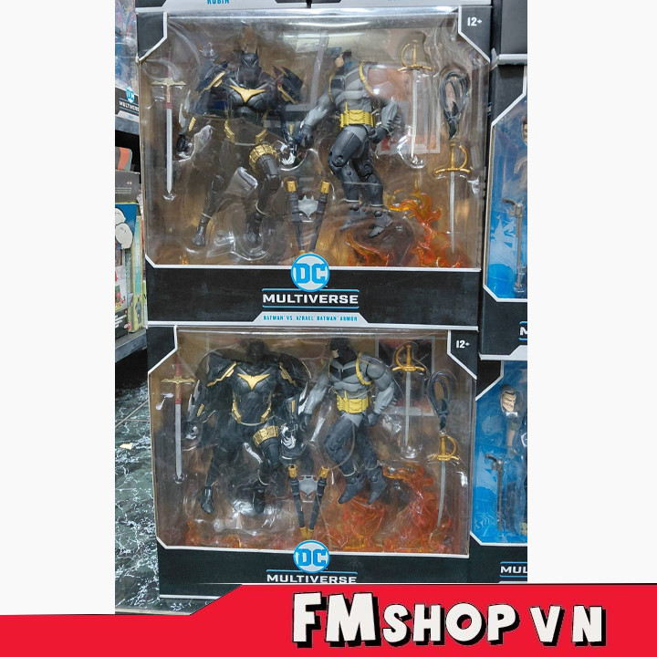 (New) Mô Hình Nhân Vật Mcfarlane Batman Vs Azreal Batman Armor
