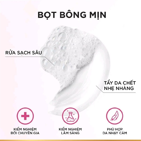 Sữa rửa mặt L'Oreal Paris Glycolic Bright Glowing Foam Cleanser [Glycolic+ Niacinamide] sáng da 100m