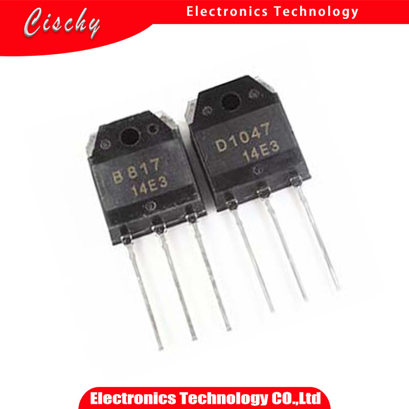 10 Cái / lốc 5 Cặp 2SD1047 2SB817 (D1047 B817) Transistor Còn Hàng