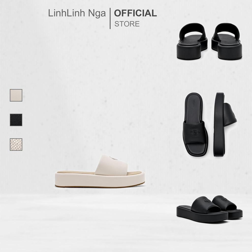 Giày PEDRO Leather Wedge Sandals - PW1-45490014 chính hãng đủ bill