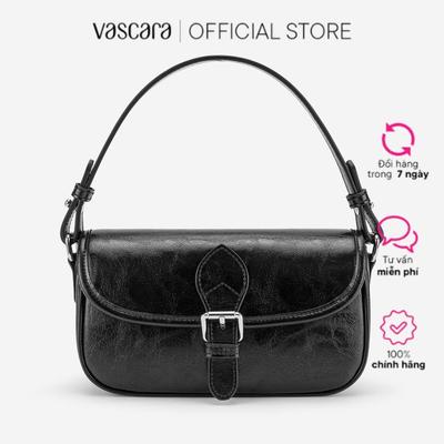 Vascara Túi Đeo Chéo Nhấn Khóa Gài Classic - CRO 0004