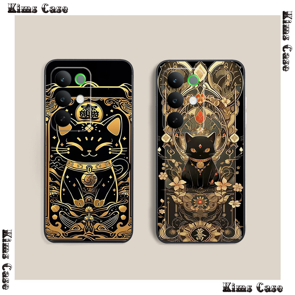 Ốp lưng Realme C85 / Realme C85 Pro mẫu mèo thần tài may mắn,bảo vệ camera